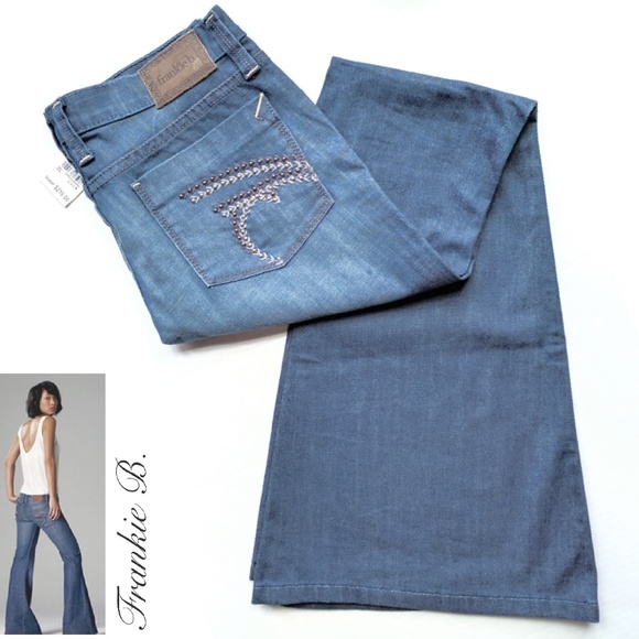 Frankie B. × low rise bell bottom jeans - Picture 2 of 4